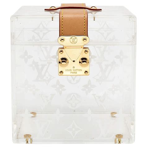 Louis Vuitton Transparent Plexiglass Box Scott Black.